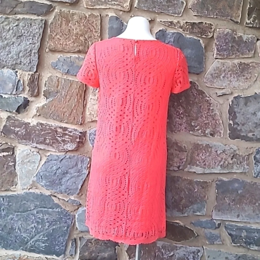 J Crew Lace with scalloped hem dress size 4
